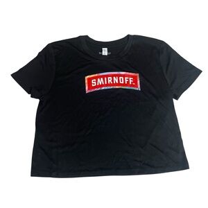 Smirnoff Black Women’s Crop T-Shirt